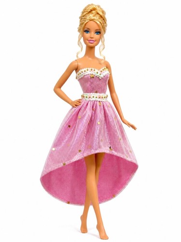 Barbie kleid handmade doll - barbie,