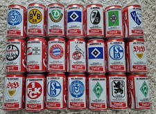 21 Stück alte "Coca Cola" Dosen, Fußball verschiedene Dosen,  Sammeldosen  #140