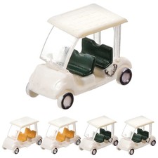  5pcs Simulierte Golfwagen Modelle Kinder Sand Tisch Mini Golfwagen Modelle
