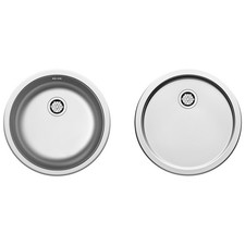 Pyramis Edelstahl Rundspüle