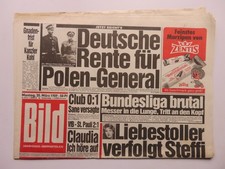 Bild Zeitung vom 20.03.1989