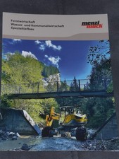 MENZI MUCK Schreitbagger Forstwirtschaft usw Prospekt von 03/2025 ( b 325 )