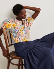 Boden - Printed Puff Sleeve