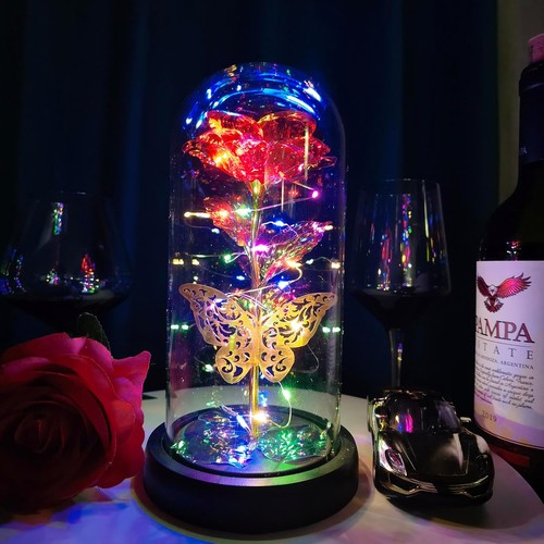 Ewige rose glas - im, mit
