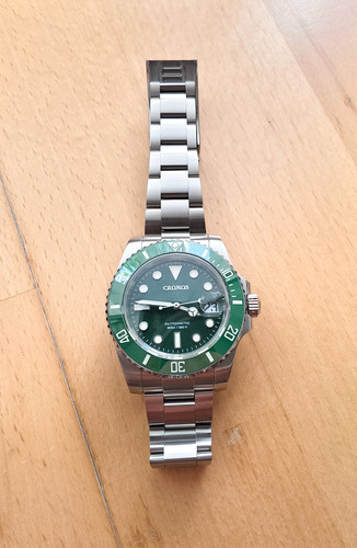 Cronos taucheruhr 9015 grün - ,