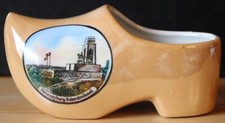 Andenkenporzellan Porzellan Schuh Nadelkissen Hohensyburg Kaiserdenkmal