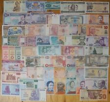 50 verschiedene BANKNOTEN alle