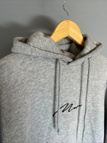 Boohoo man hoodie grau - in,