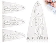 3 Stück Parabelschablone
