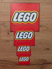 LEGO® Original LEGO LOGO Sticker SET Aufkleber  30x30 22x22 15x15 10x10 ORGINAL
