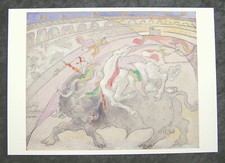 Kunstpostkarte: Pablo Picasso: Corrida: la mort de la femme torero, 1933