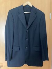 Anzug Herren, Bäumler, REDA Super 100 S, Schwarz-Grau, Größe 48