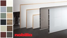 nobilia Sockelblende 220 cm - 335 cm | Sockelleiste | mit Bodendichtungsprofil