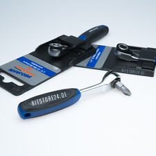 PROJAHN XS Mini Bit Ratsche umschaltbar für 1/4" Bits Umschaltknarre klein 72 Z