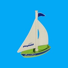 Playmobil - Ersatzteil - Kinderspielzeug Segelboot - grün / weiß - aus 3660
