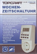 Topcraft Wochenzeitschaltuhr |