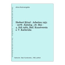 Herbert Kitzel : Arbeiten 1951