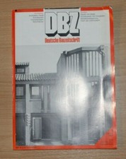 DBZ Deutsche Bauzeitschrift 1 Januar 1982