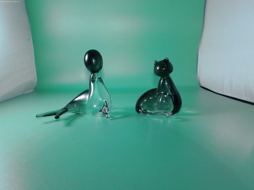 Glas skulpturen katze - katze, &