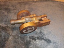 Alte Messing, Holz Kanone