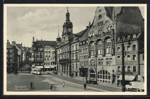 Pforzheim marktplatz mit - marktplatz,