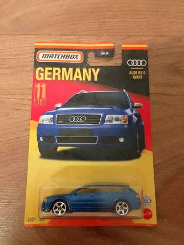 Matchbox audi rs6 avant blau - matchbox,