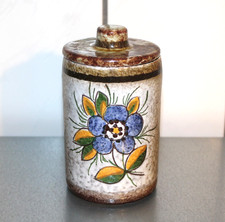 DDR Deckeldose Steingut