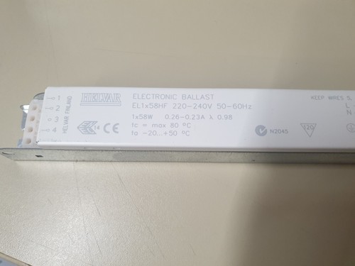 Evg 1x58w 1x58hf helvar - evg,