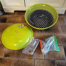 Camping Grill, Kugelgrill, Balkongrill,  Kohlegrill, Hellgrün