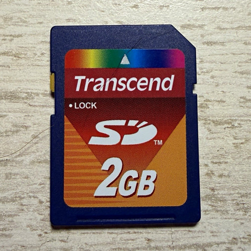 Transcend speicherkarte 2gb - sd,