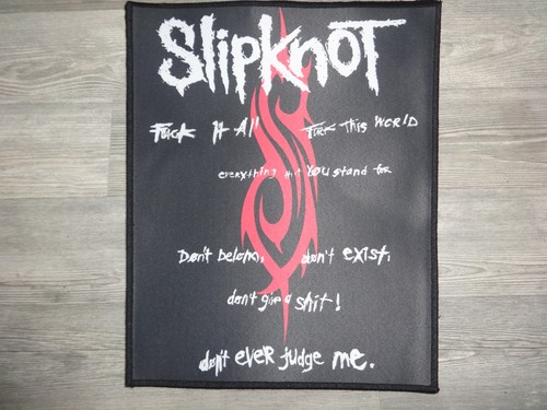 Slipknot patch backpatch back - backpatch,