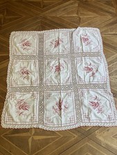 Antike Tischdecke 150x150 cm