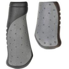 Fahrrad Griffe Velo Ergogel D2 Komfortgriff Tour 135 / 92 mm schwarz / grau Paar