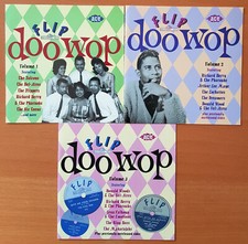 3er CD-Konvolut "FLIP DOO WOP Vol.1+2+3" Ace Records, Vocal Group Sound