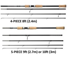 Shimano STC Reise Spinnstangen 8 Fuß (2,40 m) - 10 Fuß (3,00 m) 