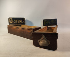 alte Schublade Nähmaschine Schubkasten Nähkästchen Schubfach Utensilo Blechdose