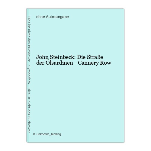 John steinbeck die straße - john, steinbeck: