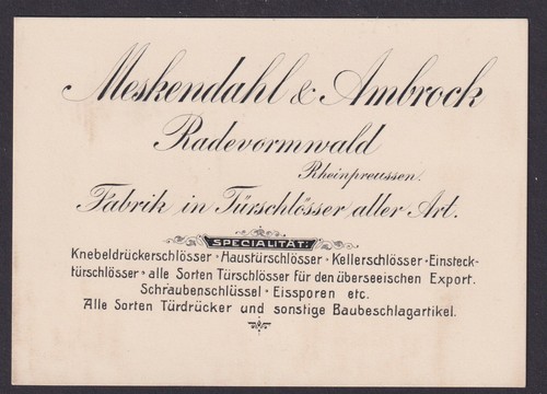 Vertreterkarte reklame - vertreterkarte,