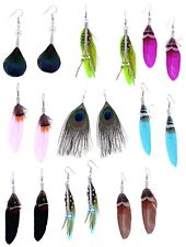 Federschmuck Ohrringe Feder