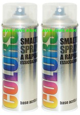 2x400ml Lackspray Farblos Spray Sprühlack Spraydose Color Klarlack glänzend