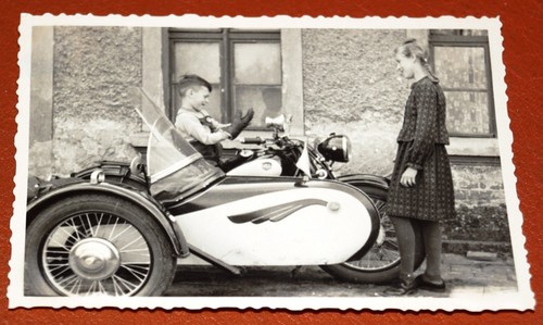 Altes privat foto - foto, motorrad