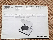 Kenwood KD-650 Plattenspieler