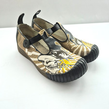 Dr. Martens Skull Mary Jane Courtney T Strap Damen UK7 Canvas Schuhe