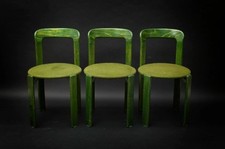 3 x Bruno Rey Stühle von Kusch & Co. / HAY / Dietiker in grün