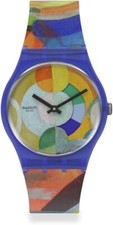 Swatch X Centre Pompidou GENT Carousel Robert Delaunay Art Watch