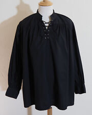 Inter-Moden Herren Piraten Schlupf Hemd Größe S Steampunk Gothic ZD371