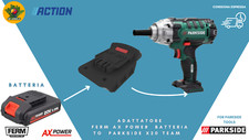 ferm ax power akku adapter to