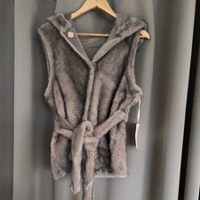 Fellimitat  Weste mit Kapuze +