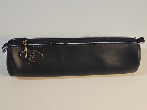 Leder mäppchen - leder,