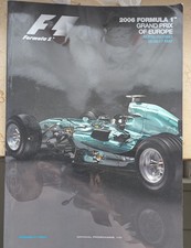 Formel 1 Programm Heft Europe Grand Prix 2006 Formula 1